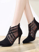 Talons Aiguilles Pointus en Mesh – Élégants et Confortables